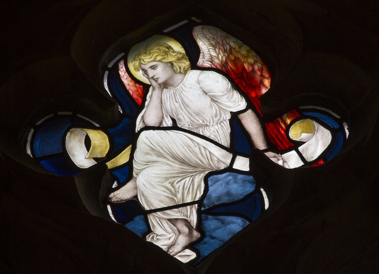 Quatrefoil Tracery Angel ، 1882 بواسطة هنري عطلة