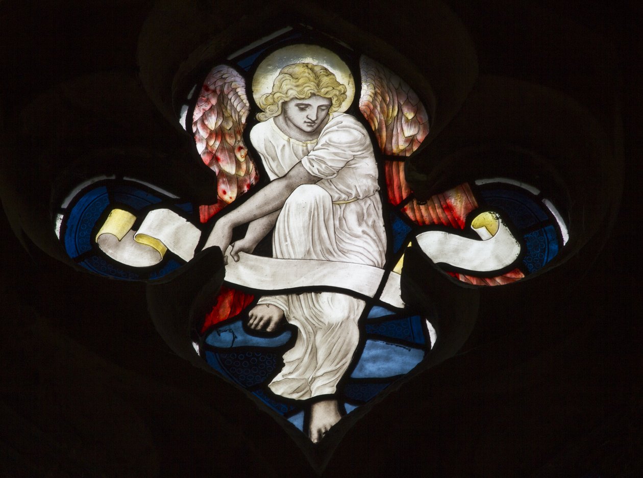 Quatrefoil Tracery ، ملاك ، 1882 بواسطة هنري عطلة