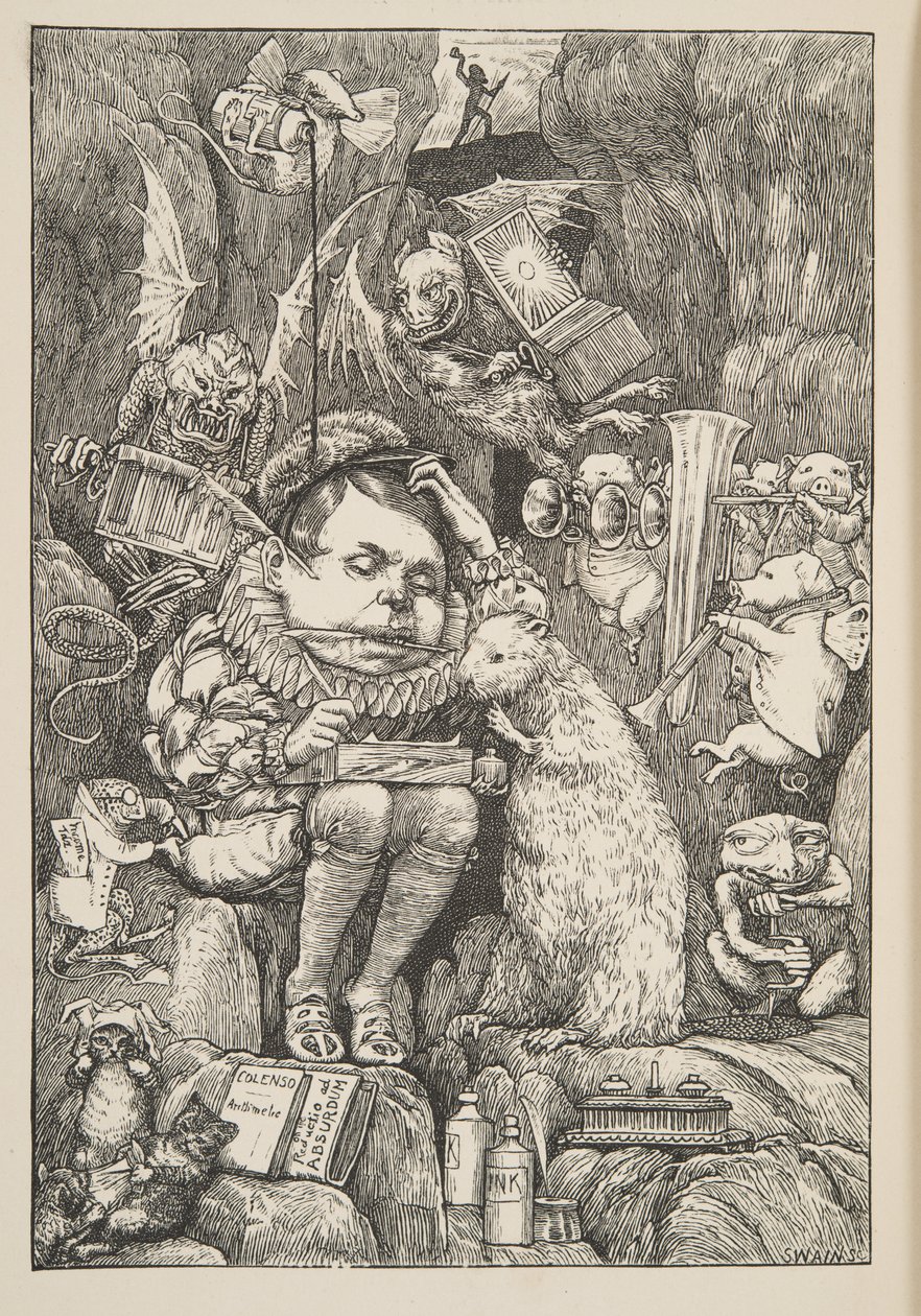 أحضر القندس ورقة وحافظة وأقلام ، من The Hunting of the Snark ، وهو عذاب في ثمانية نوبات ، بقلم لويس كارول ، حانة. 1876 بواسطة هنري عطلة
