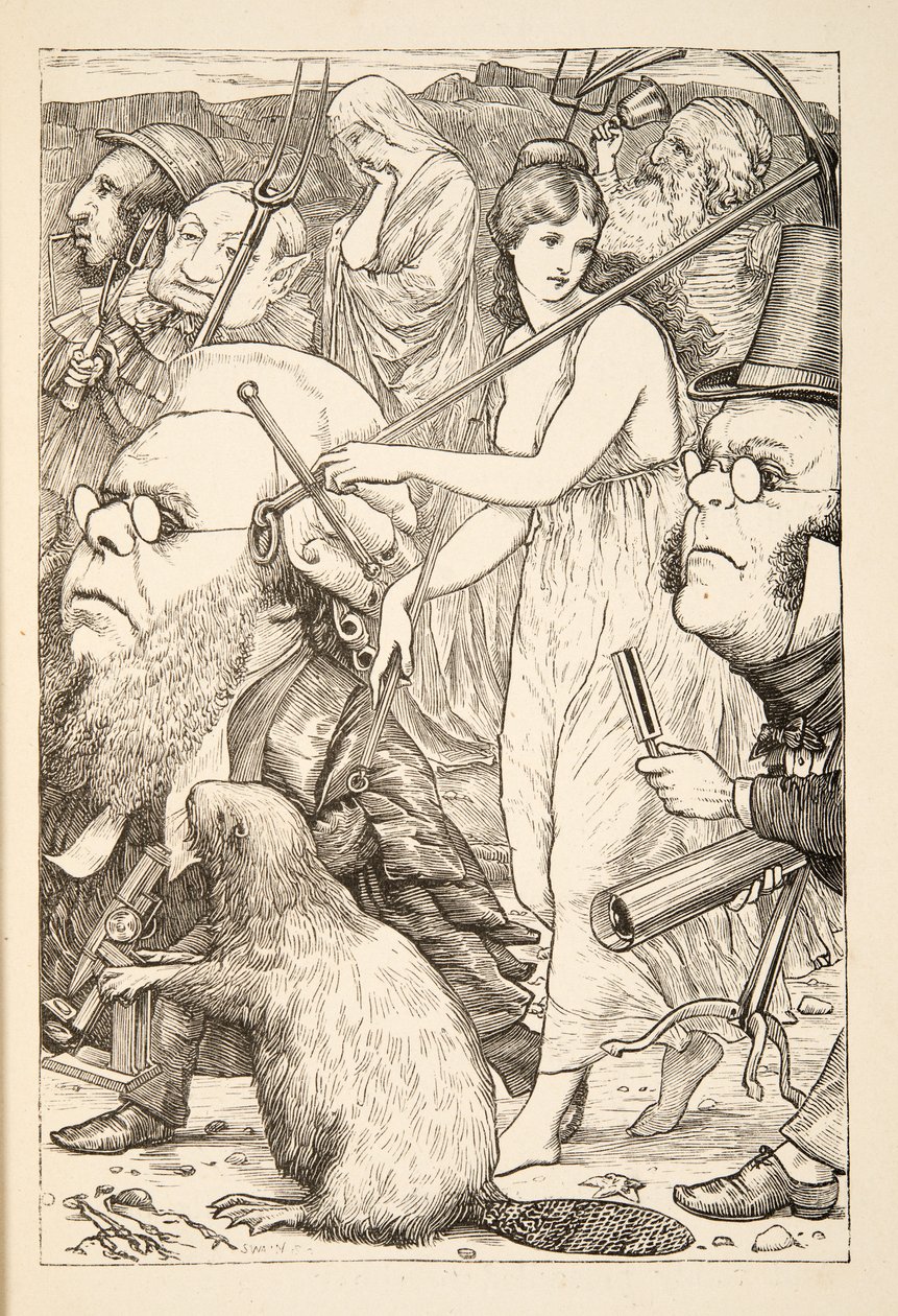لمتابعة ذلك بالشوكة والأمل ، من The Hunting of the Snark ، وهو عذاب في ثمانية نوبات ، بقلم لويس كارول ، حانة. 1876 بواسطة هنري عطلة