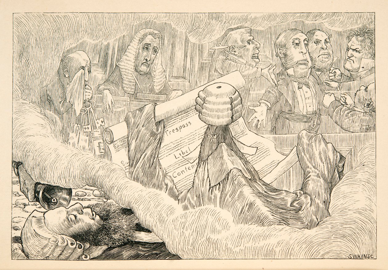 يجب أن تعرف - قال القاضي ولكن Snark صاح الهراء! '، حانة. 1876. بواسطة هنري عطلة