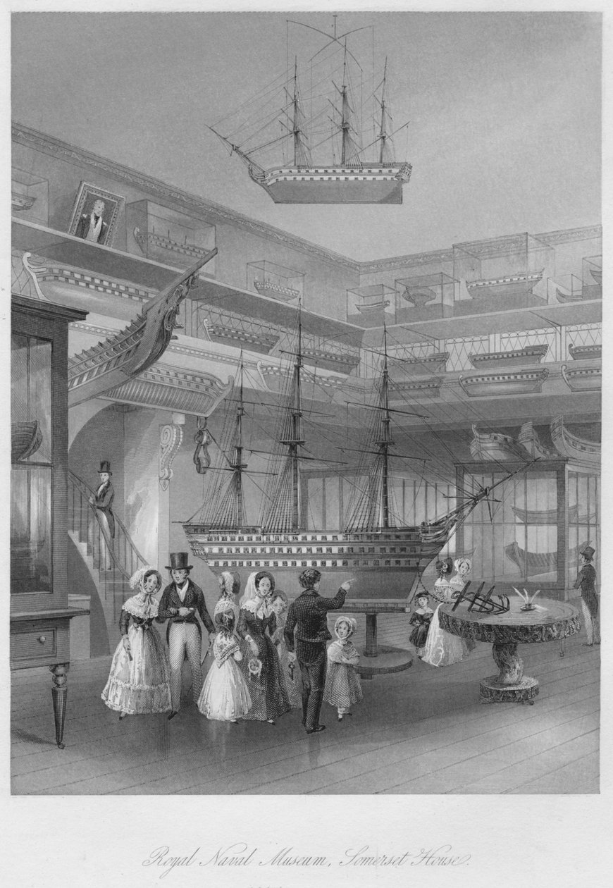 المتحف الملكي الملكي ، سومرست هاوس ، c1841 بواسطة هنري ملفيل