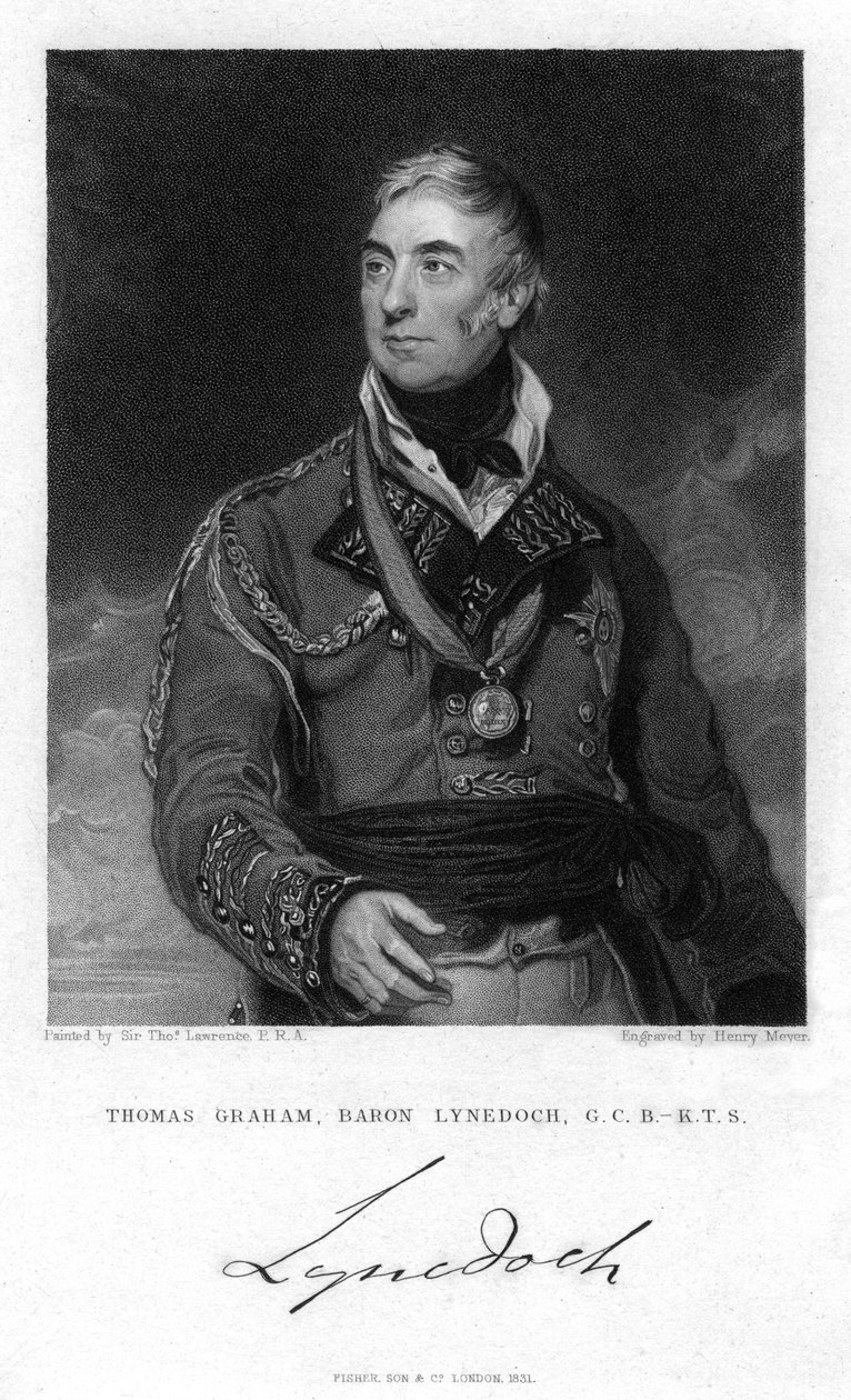 توماس جراهام ، 1st Baron Lynedoch ، سياسي وجندي اسكتلندي ، 1831 بواسطة هنري ماير