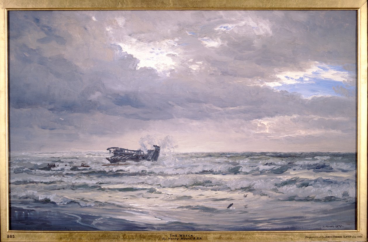 "الحطام" 1875 بواسطة هنري مور