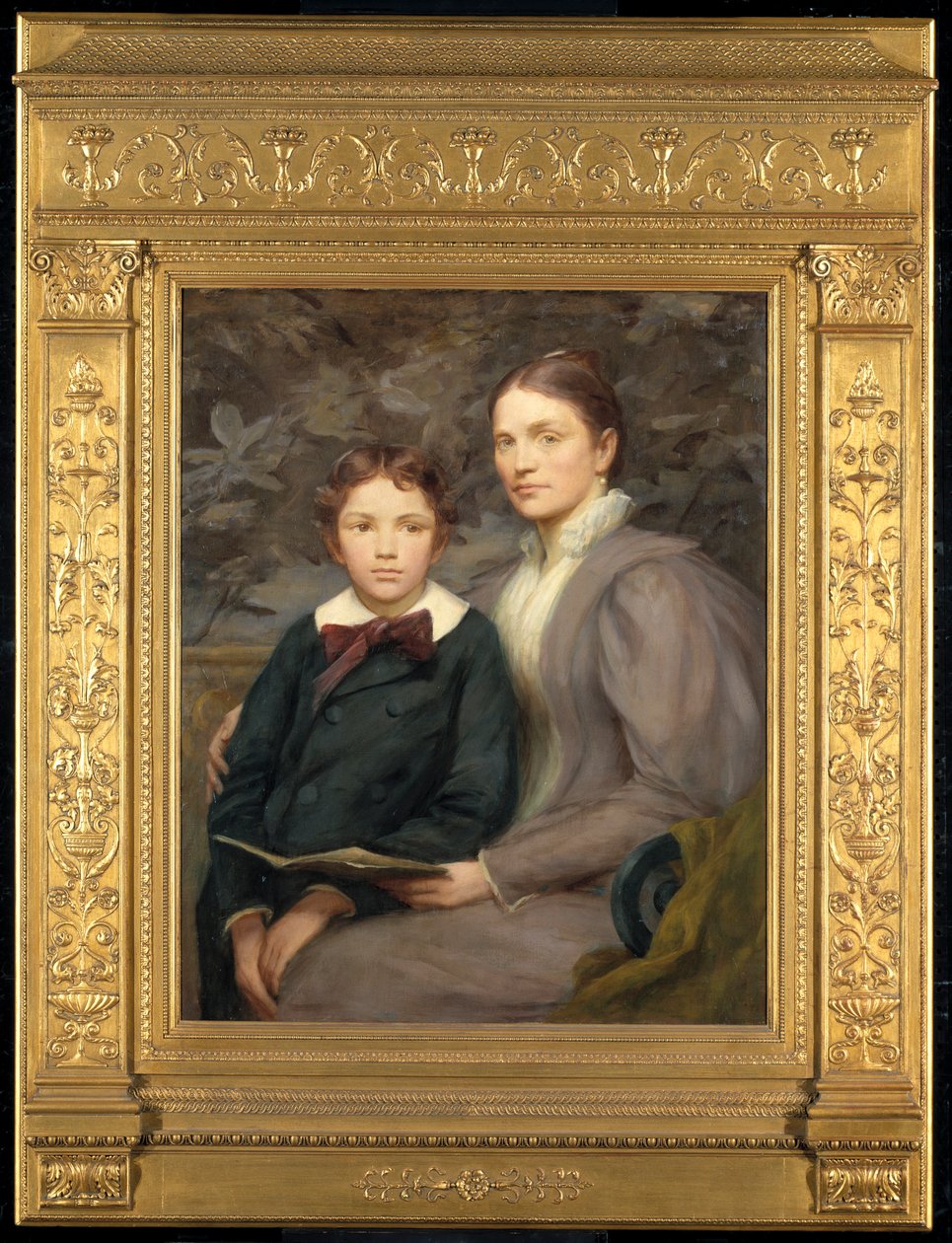 السيدة ويليام ت.إيفانز وابنها ، 1895. بواسطة هنري أوليفر ووكر
