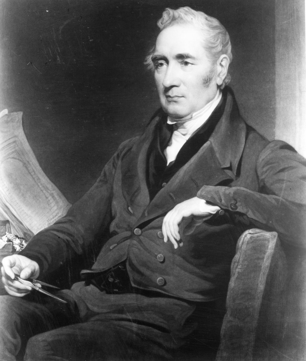 جورج ستيفنسون ، نقش تشارلز تورنر ، 1838 (الميزوتنت) بواسطة هنري بيرونت بريجز