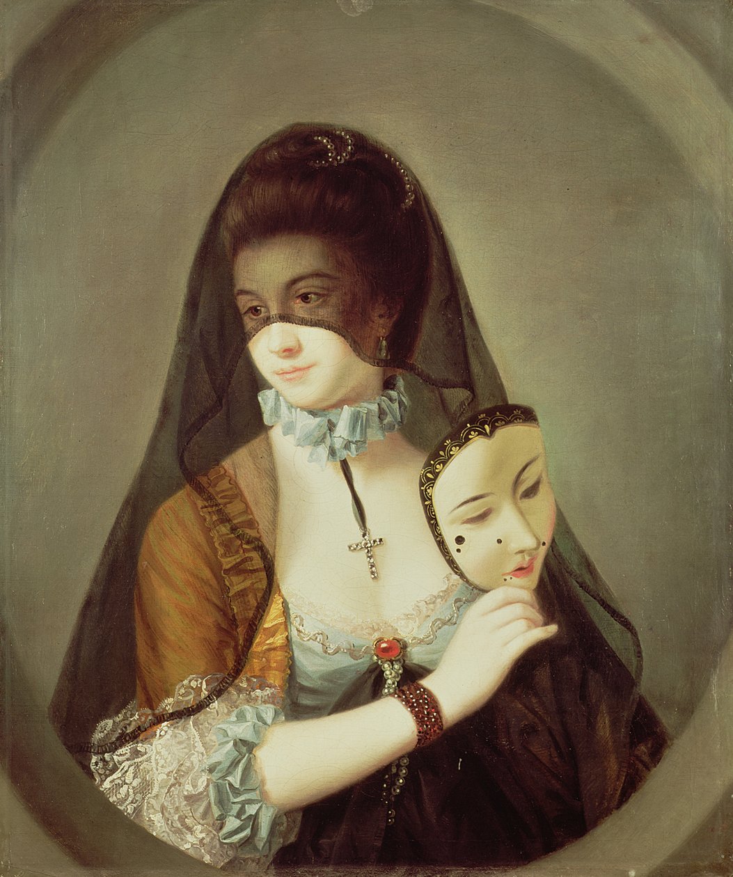 The Fair Nun Unmasked (oil on canvas) بواسطة هنري روبرت مورلاند