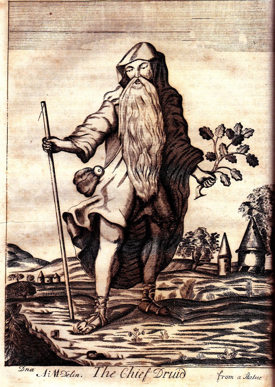 الزعيم الكاهن من منى أنتيكا ريستاوراتا 1723 بواسطة هنري رولاندز