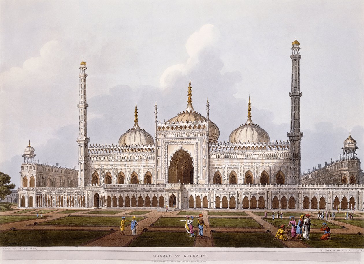 مسجد في لكناو ، 1824 بواسطة هنري سالت