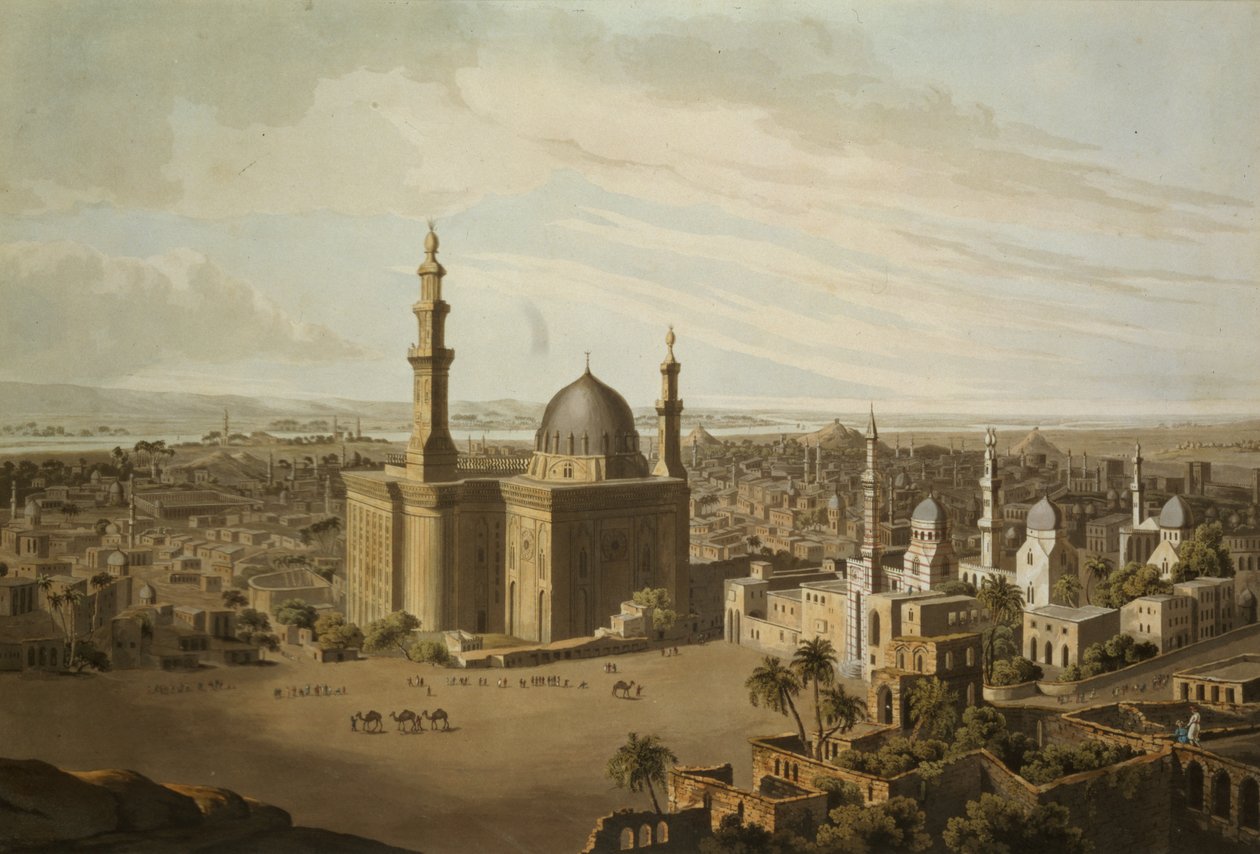 منظر للقاهرة الكبرى ، نقوش دانيال هافيل (1785-1826) 1809 بواسطة هنري سالت