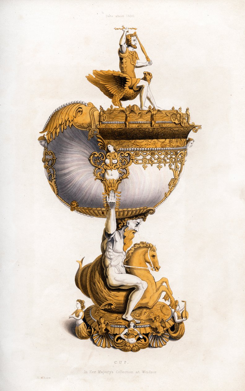 كأس ، c1530 ، 1843. بواسطة هنري شو