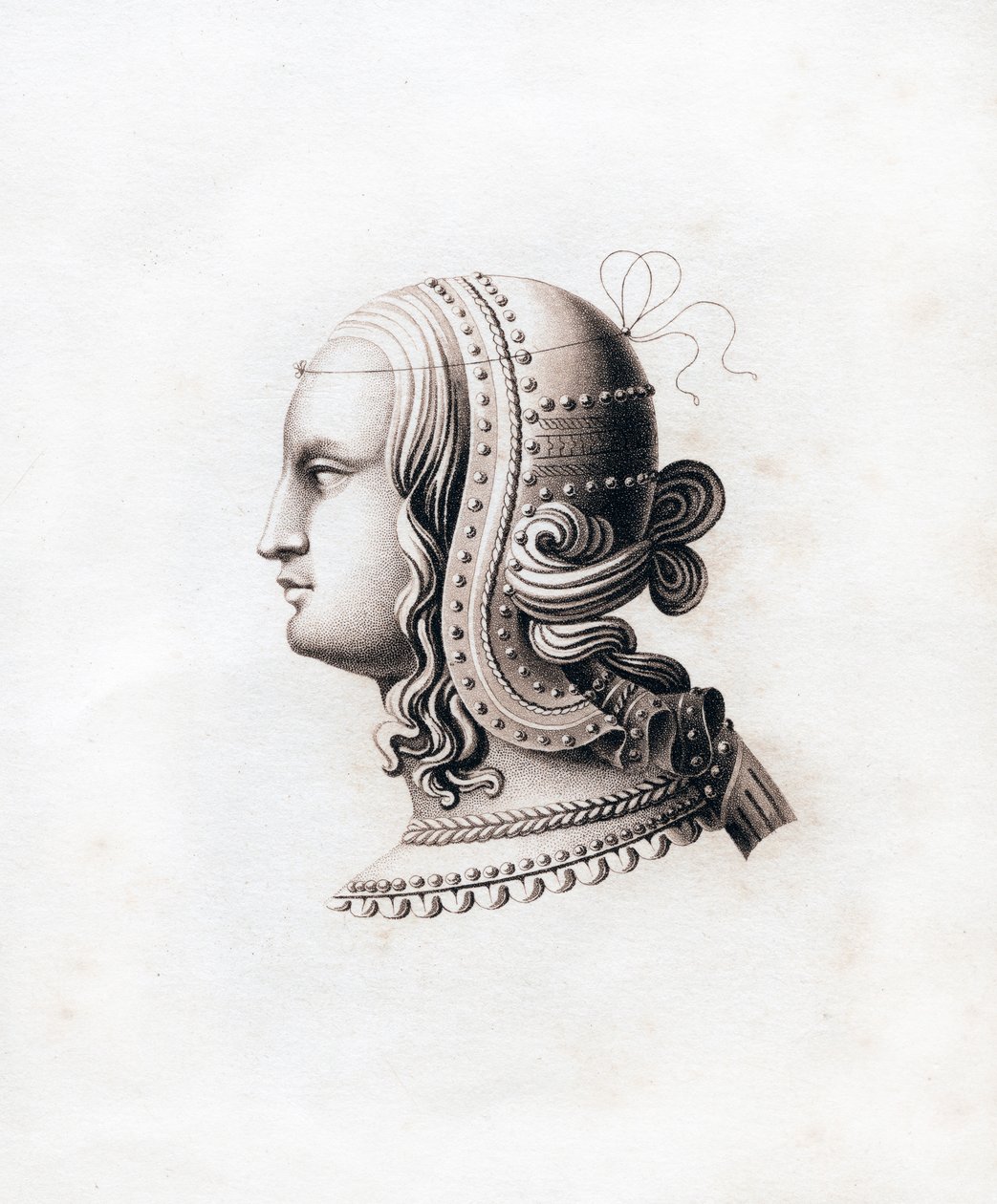 غطاء الرأس ، أوائل القرن السادس عشر ، 1843. بواسطة هنري شو