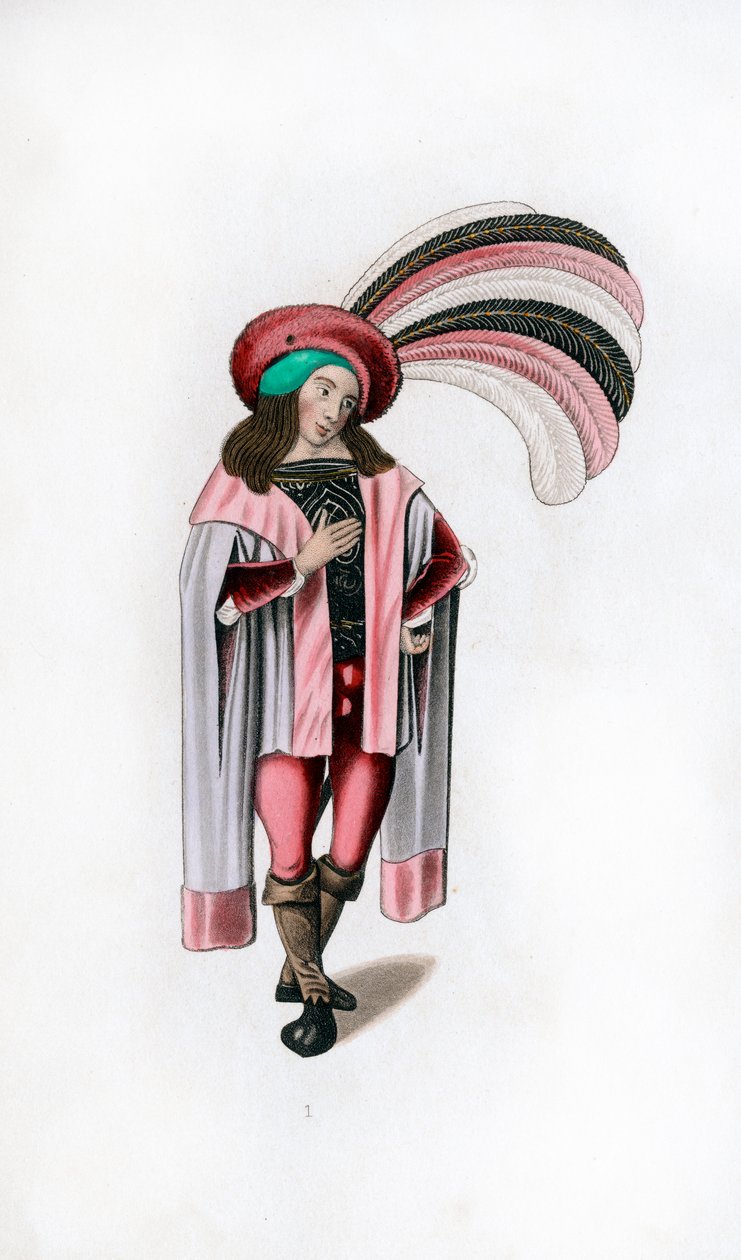 فستان ذكر ، c1480 ، 1843. بواسطة هنري شو