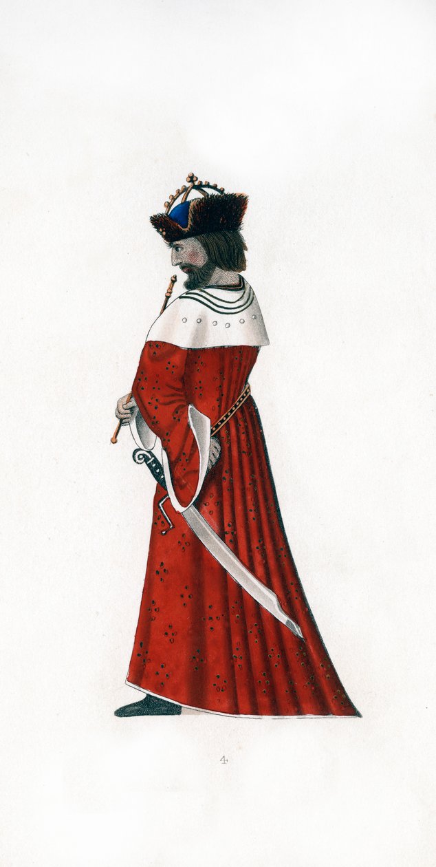 فستان ذكر ، c1480 ، 1843. بواسطة هنري شو