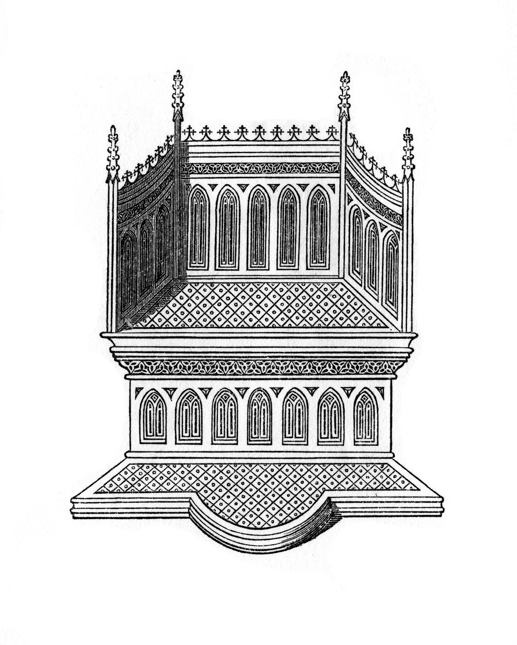 العرش ، 1843. بواسطة هنري شو