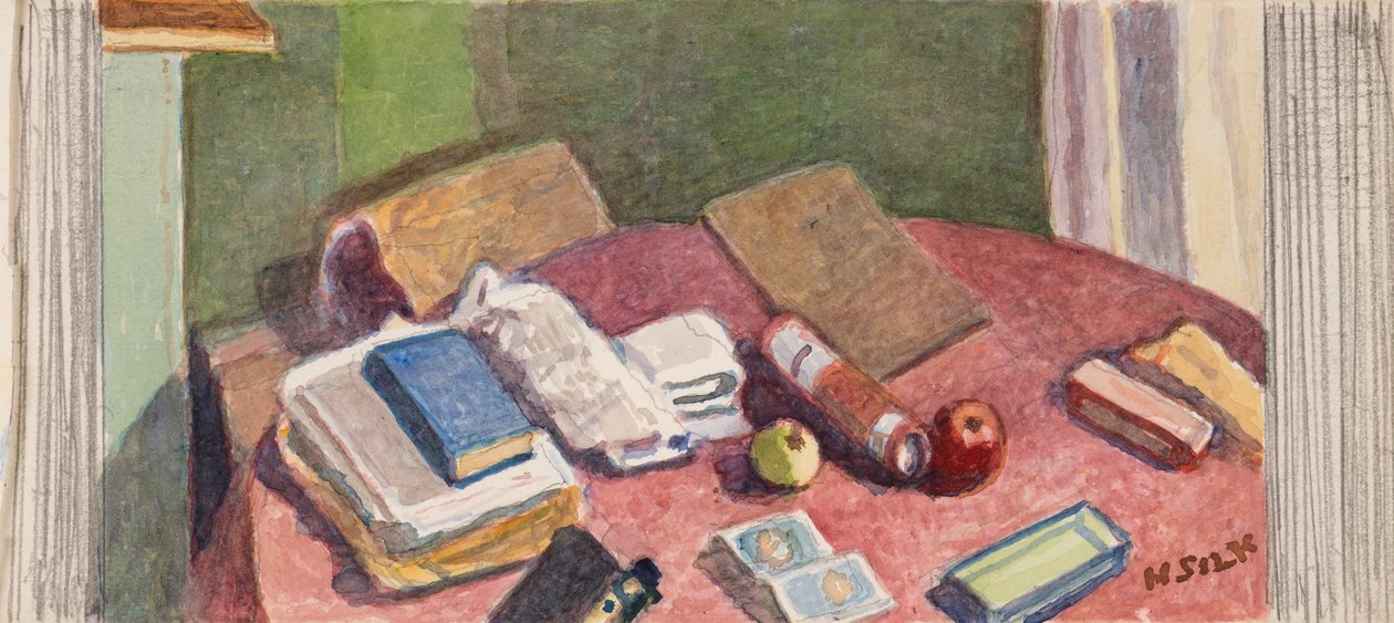 طاولة الغرفة الأمامية ، ج .1930 بواسطة هنري سيلك