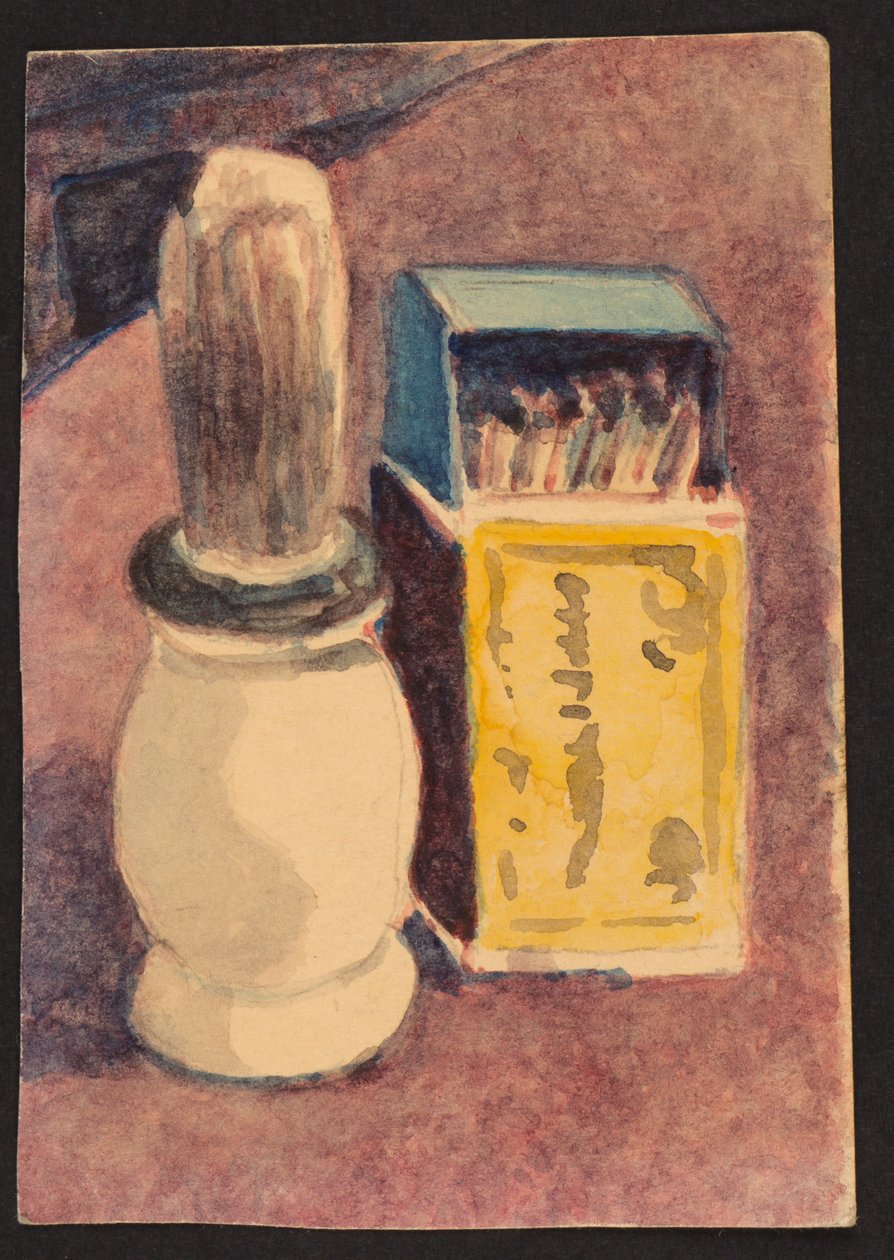 فرشاة ومباريات الحلاقة ، ج .1930 بواسطة هنري سيلك