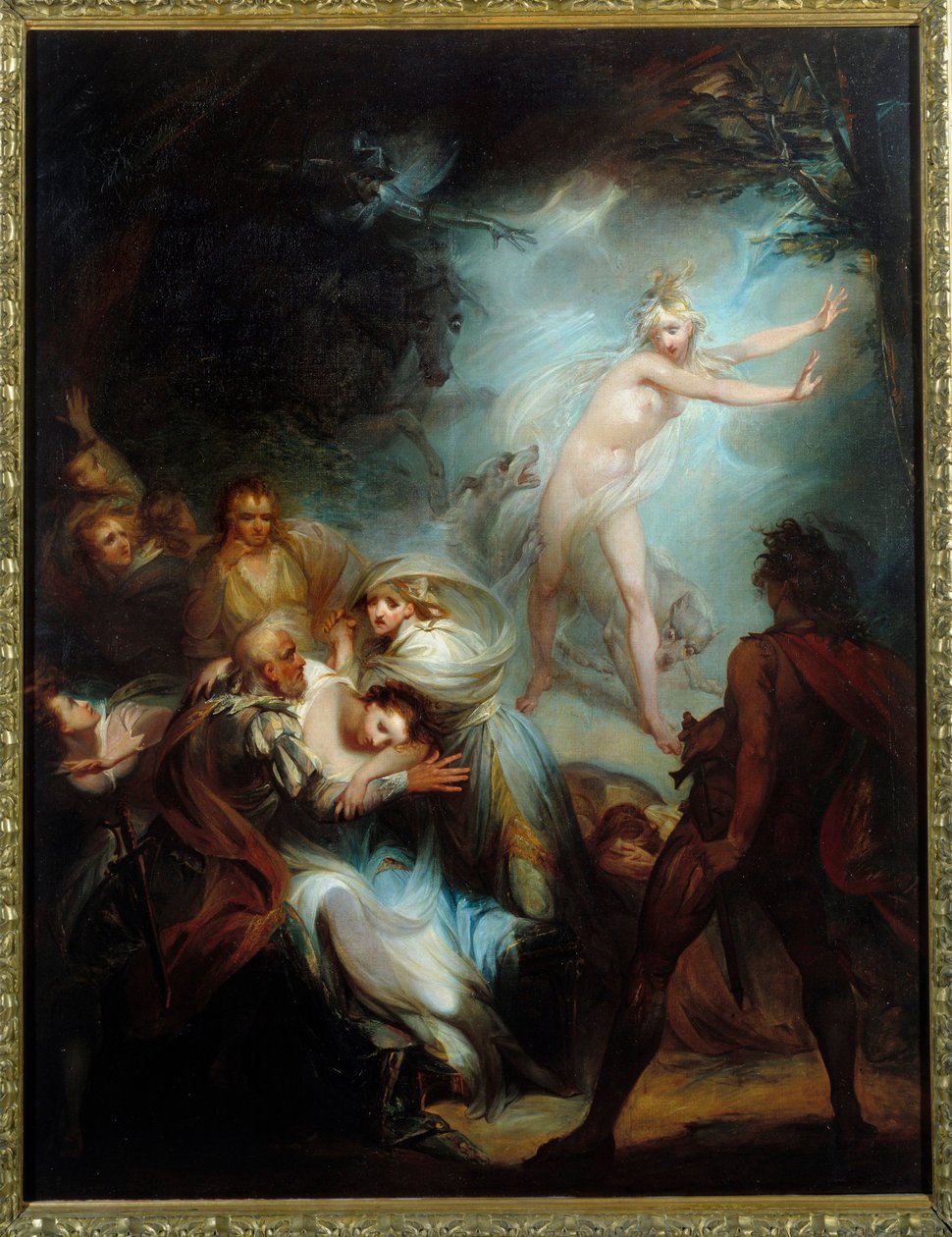 الغابة المسكونة. رسم هنري سينجلتون (1766 - 1839). بواسطة هنري سينجلتون
