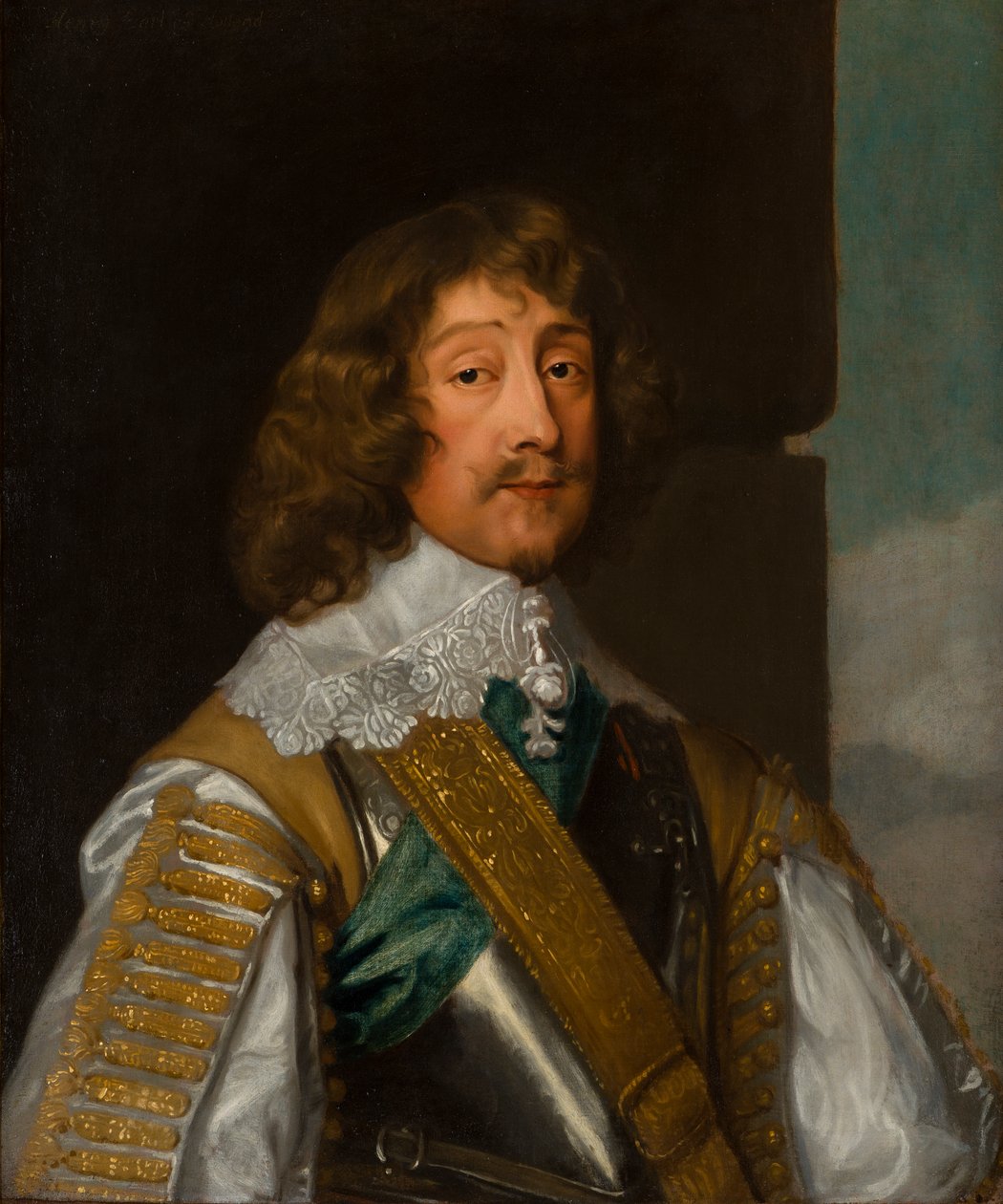 صورة هنري ريتش ، أول إيرل هولندي (1590-1649) ، حوالي 1636-49 (زيت على قماش) بواسطة هنري ستون