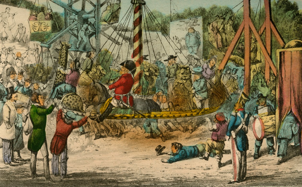 يأخذ السيد جوروكس رحلة في Fête في St. Cloud ، 1838 بواسطة هنري توماس الكين