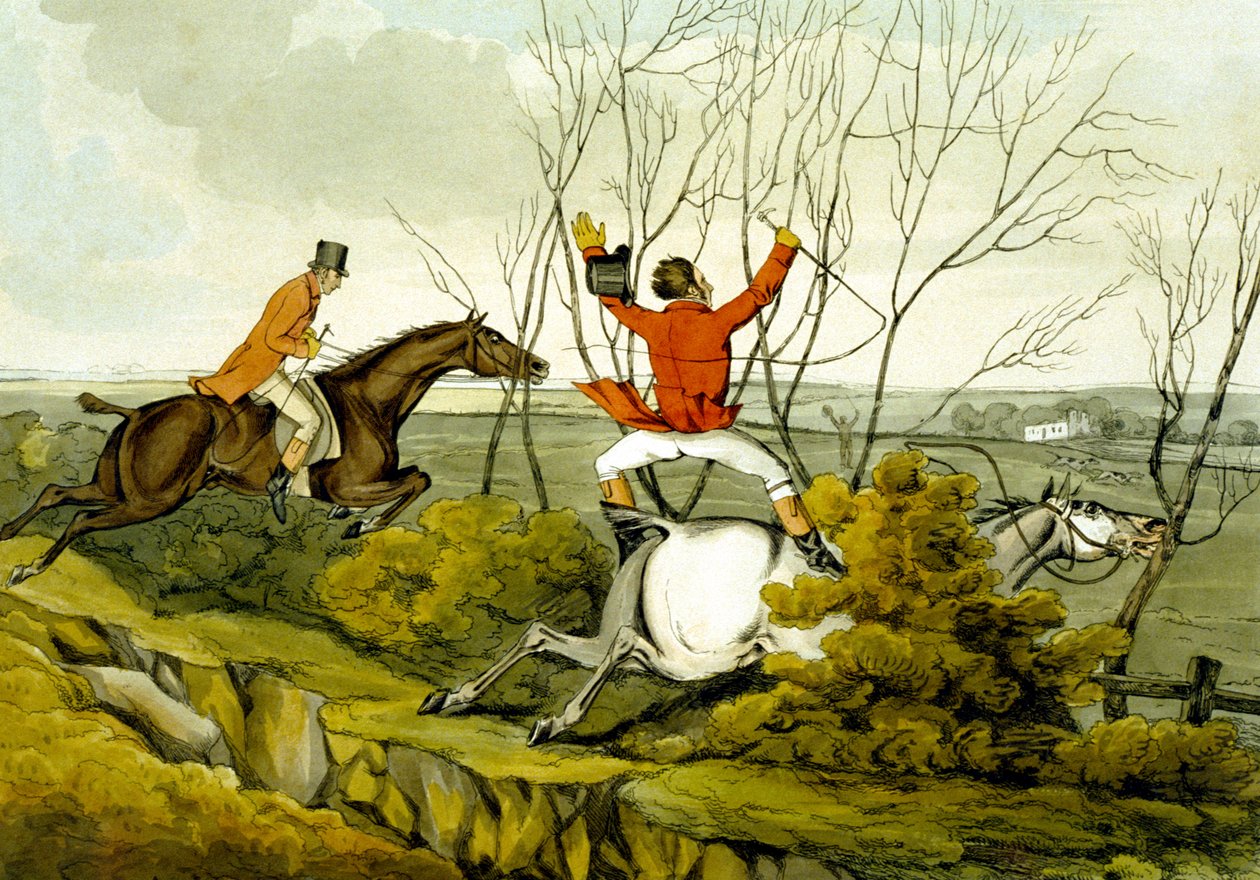 Plunging Through the Hedge, from 