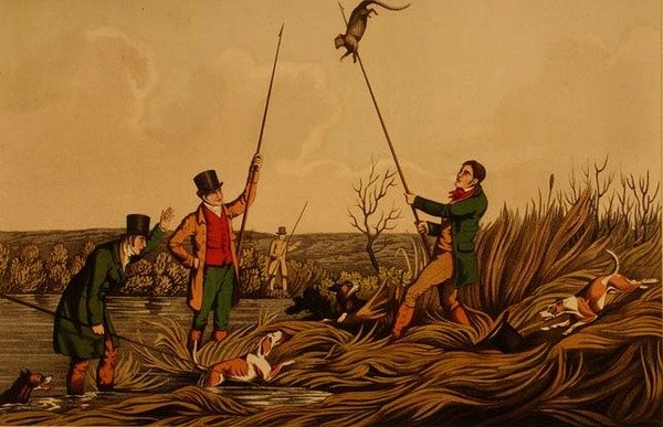 "Spearing The Otter" ، حانة. بواسطة توماس ماكلين بواسطة هنري توماس الكين