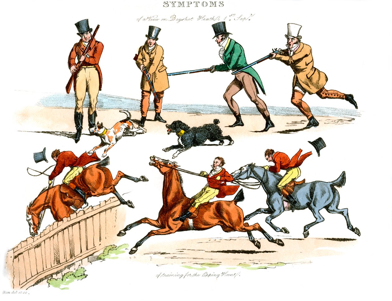 أعراض أن تكون مسليا ، 1822. بواسطة هنري توماس الكين