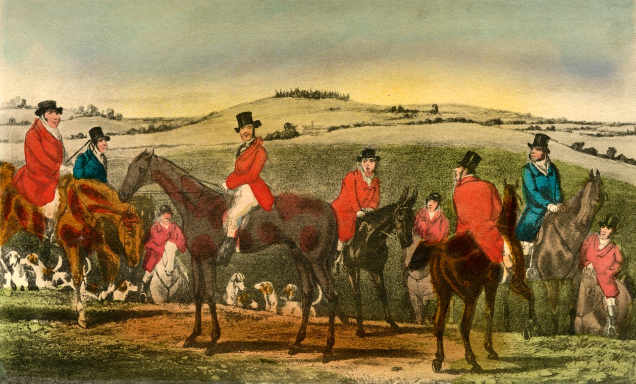 مظهر Swell يذهل Surrey Hunt ، 1838 بواسطة هنري توماس الكين