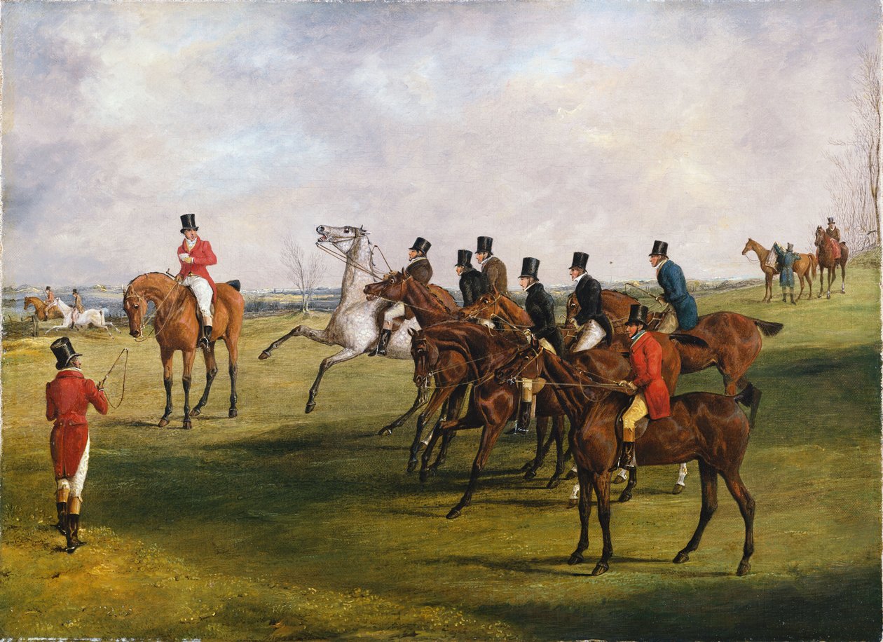 The Grand Leicestershire Steeplechase ، 12 مارس 1829: البداية بواسطة هنري توماس الكين