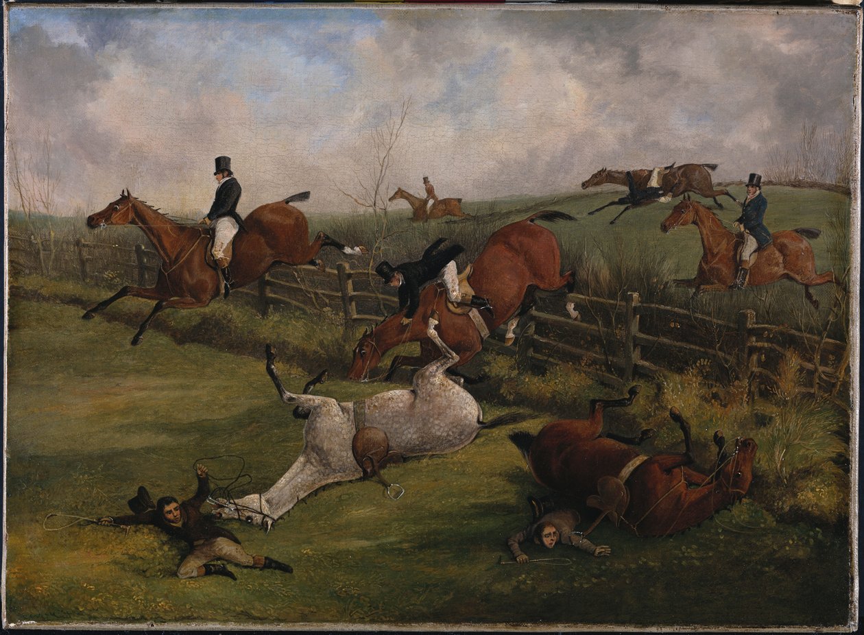 The Grand Leicestershire Steeplechase ، 12 مارس 1829: مشهد غني ولا يمكن أن تعرضه أي دولة أخرى بواسطة هنري توماس الكين