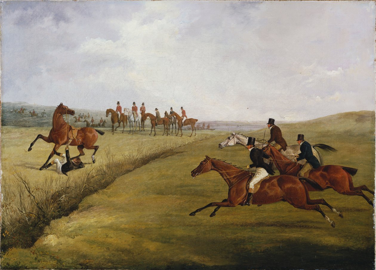 The Grand Leicestershire Steeplechase ، 12 مارس 1829: ذروة الكوارث بواسطة هنري توماس الكين