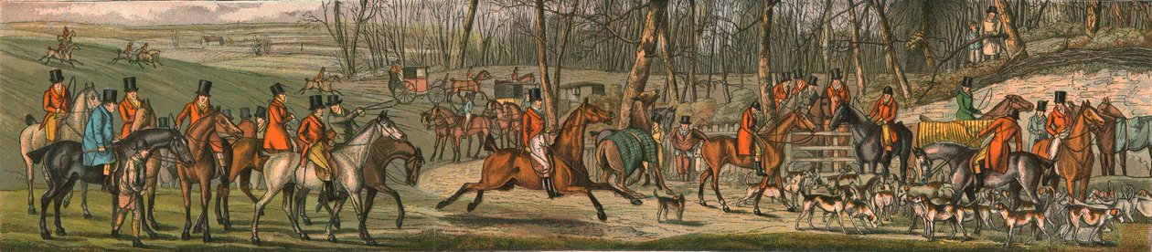 The Hunt - The Meet، 1820، 1890. بواسطة هنري توماس الكين