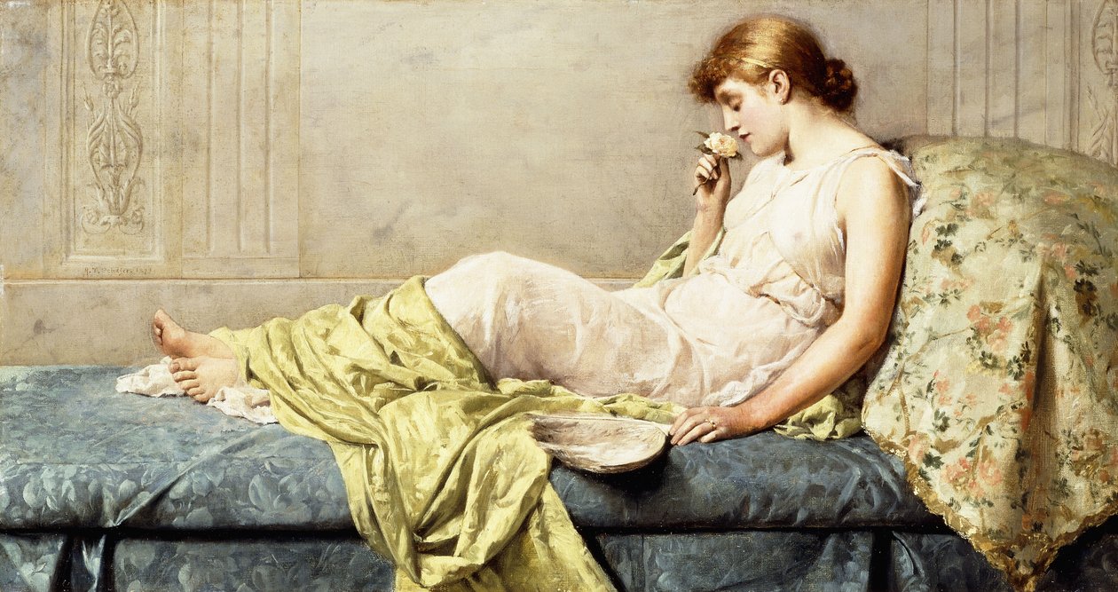 The Boudoir Rose ، 1879 بواسطة هنري توماس شافر