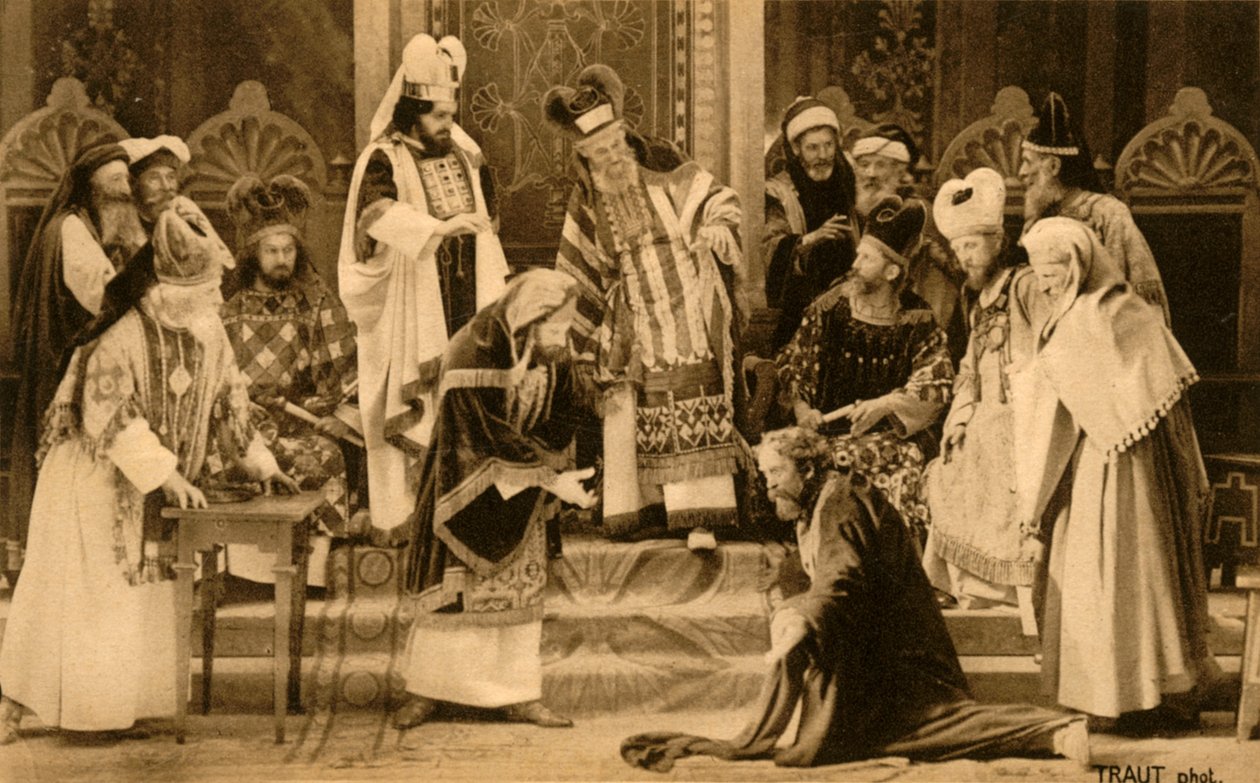 يهوذا قبل السنهدرين 1922. بواسطة هنري تراوت