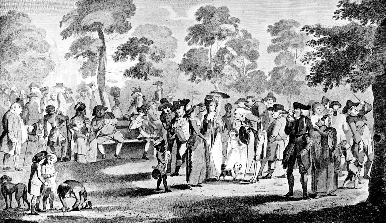 سانت جيمس بارك ، 1783. بواسطة هنري ويليام بنبري