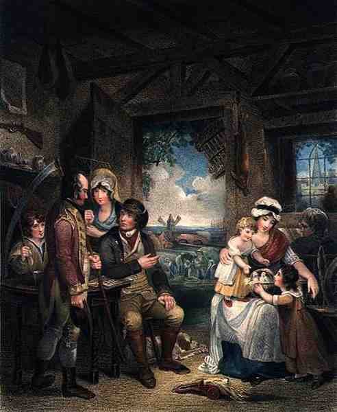 السلام ، نقش جون ويسيل (c.1760-1823) ، حانة. بواسطة T. Simpson و Darling & Thompson ، 1798 (نقش نقش) (زوج من 125538) بواسطة هنري (بعد) المفرد