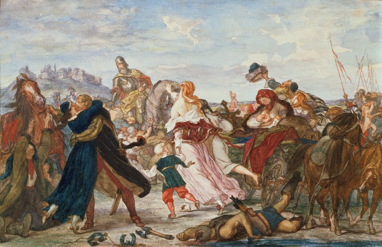 هيتمان Koniecpolski تحرير السجناء من التتار في 1624 ، 1875-1876 بواسطة هنريك هيبوليت روداكووسكي