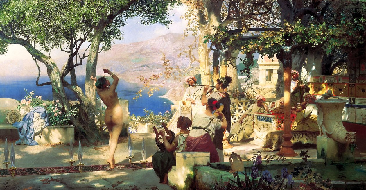 رقصة السيف ، 1881. بواسطة هنريك سيميردزكي