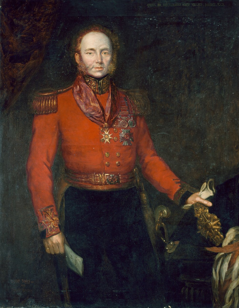 اللواء جون ألكسندر دونلوب أغنيو والاس (c.1775-1857) 1835 بواسطة هربرت سيدني