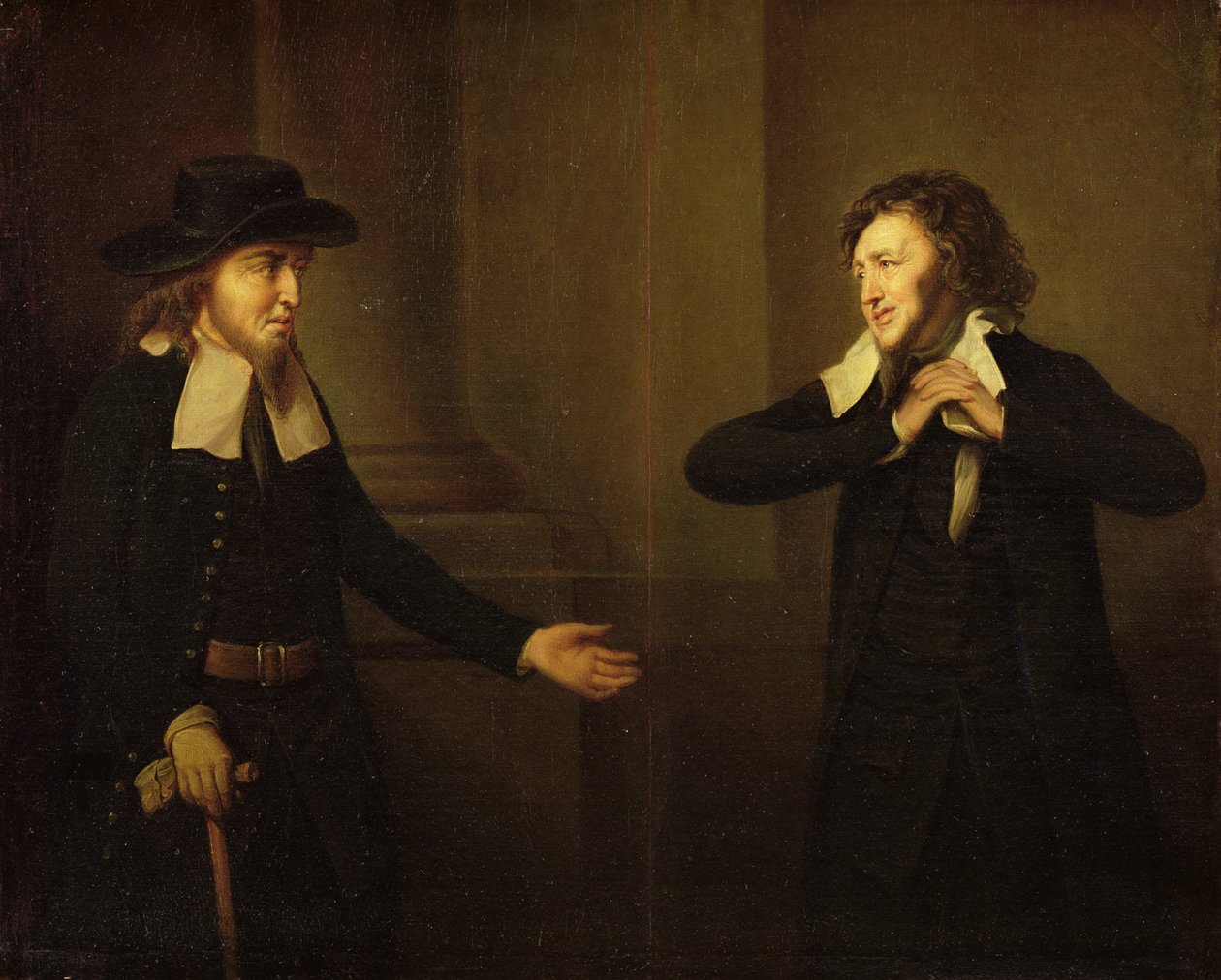 Shylock and Tubal من القانون الثالث ، المشهد الثاني من "تاجر البندقية" بقلم ويليام شكسبير بواسطة هربرت ستوبلاير