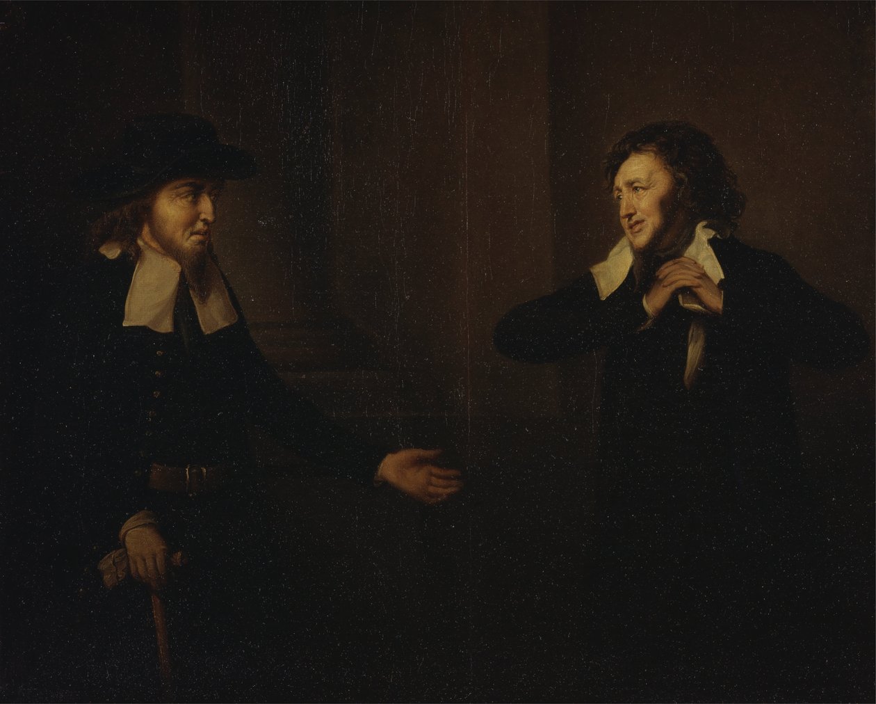 Shylock and Tubal من تاجر البندقية بواسطة هربرت ستوبلاير