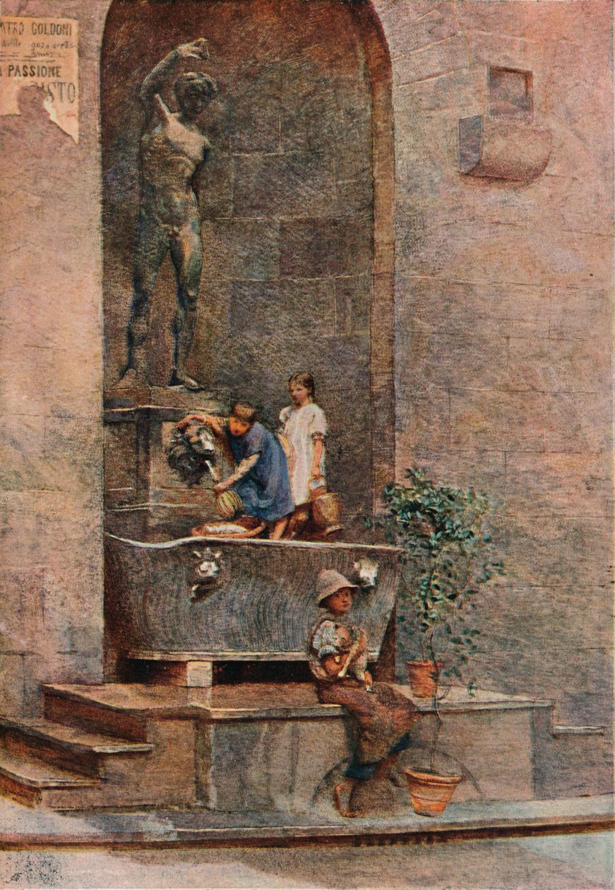 "النافورة" ، 1904 بواسطة هربرت الكسندر كولينز