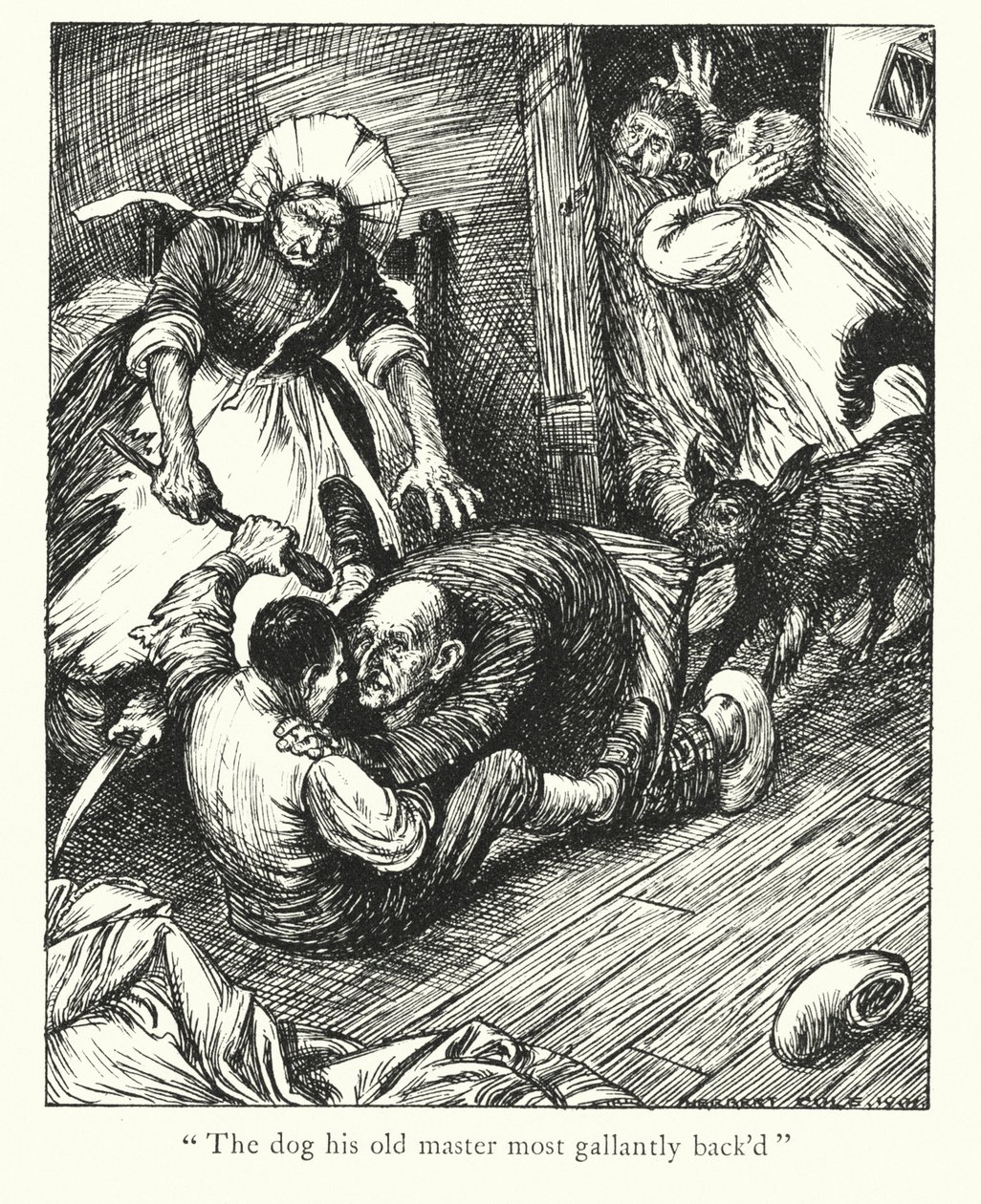 أساطير إنغولدسبي كلب الباجمان (ليثو) بواسطة هربرت كول