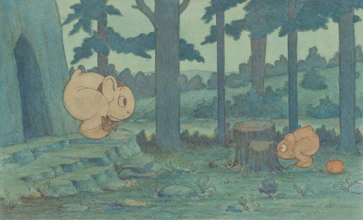 تذبذب الكثير من الأطفال يختبئون من ماما ، ج .1910 بواسطة هربرت كرولي