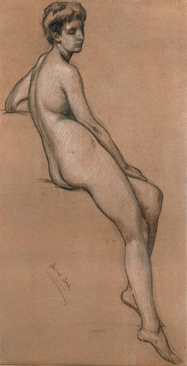 دراسة الخط بواسطة هربرت درابر ، c1903 بواسطة هربرت جيمس درابر