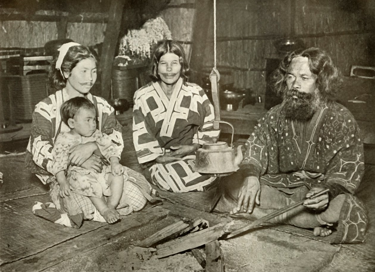 عينو الرجل والمرأة في المنزل ، 1910. بواسطة هربرت بونتينج