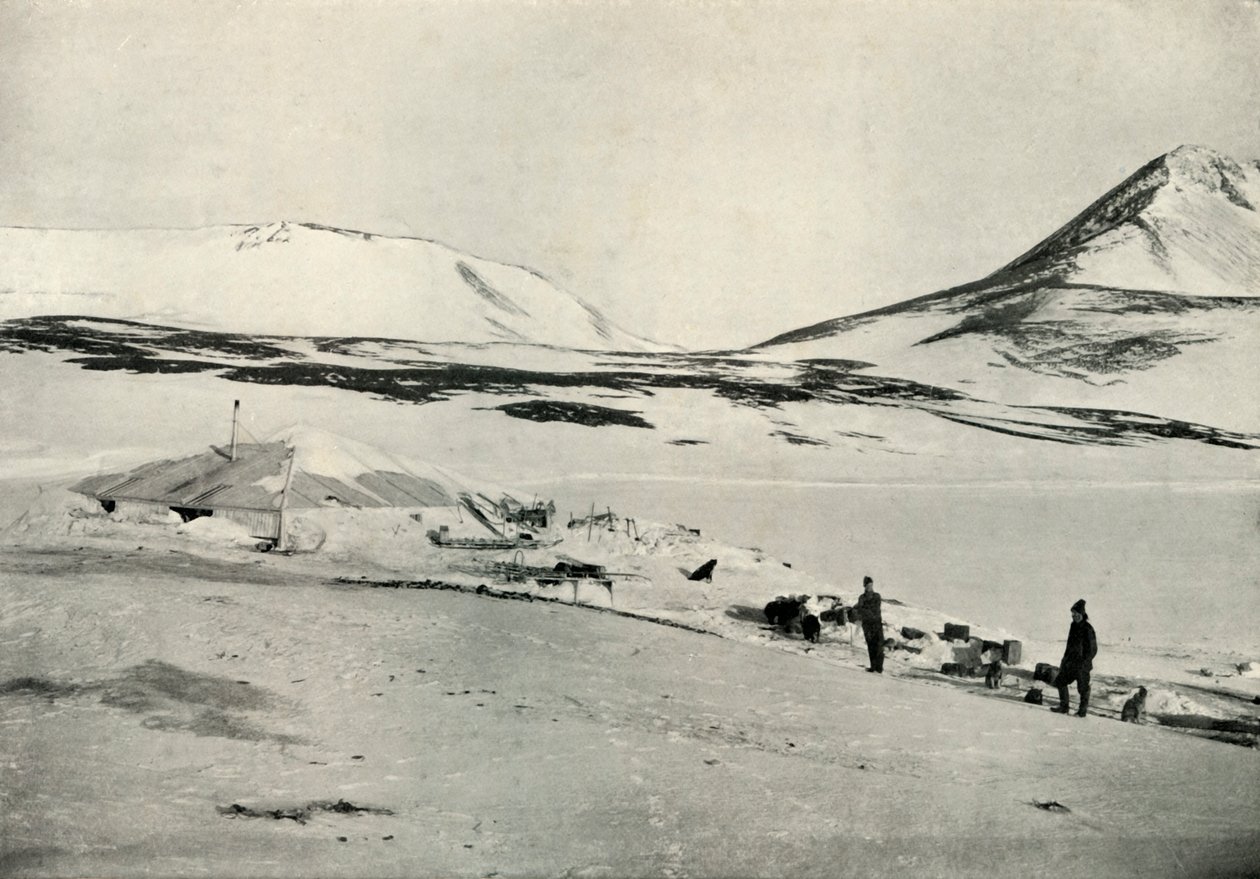 ميرس وديميتري في ديسكفري هت ، 4 نوفمبر 1911 ، 1913. بواسطة هربرت بونتينج