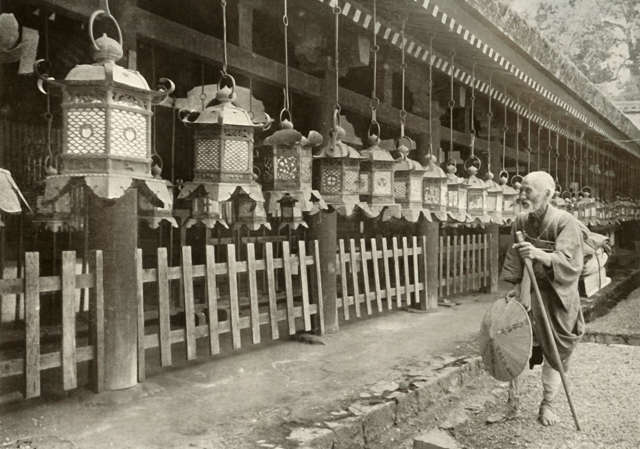 في رحلة حج إلى نارا 1910. بواسطة هربرت بونتينج
