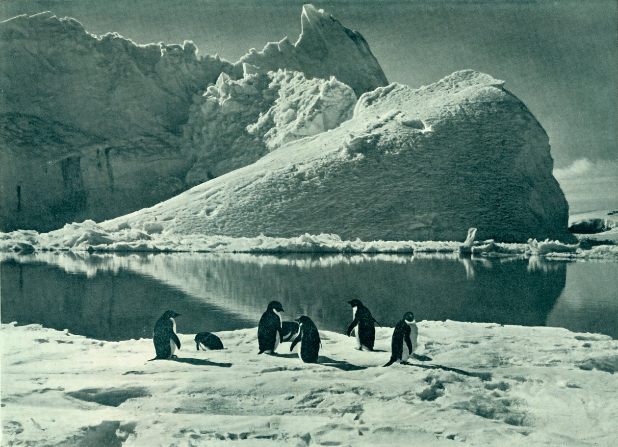 التوقيت الصيفي - The Ice Opening Up، c19101913، 1913. بواسطة هربرت بونتينج