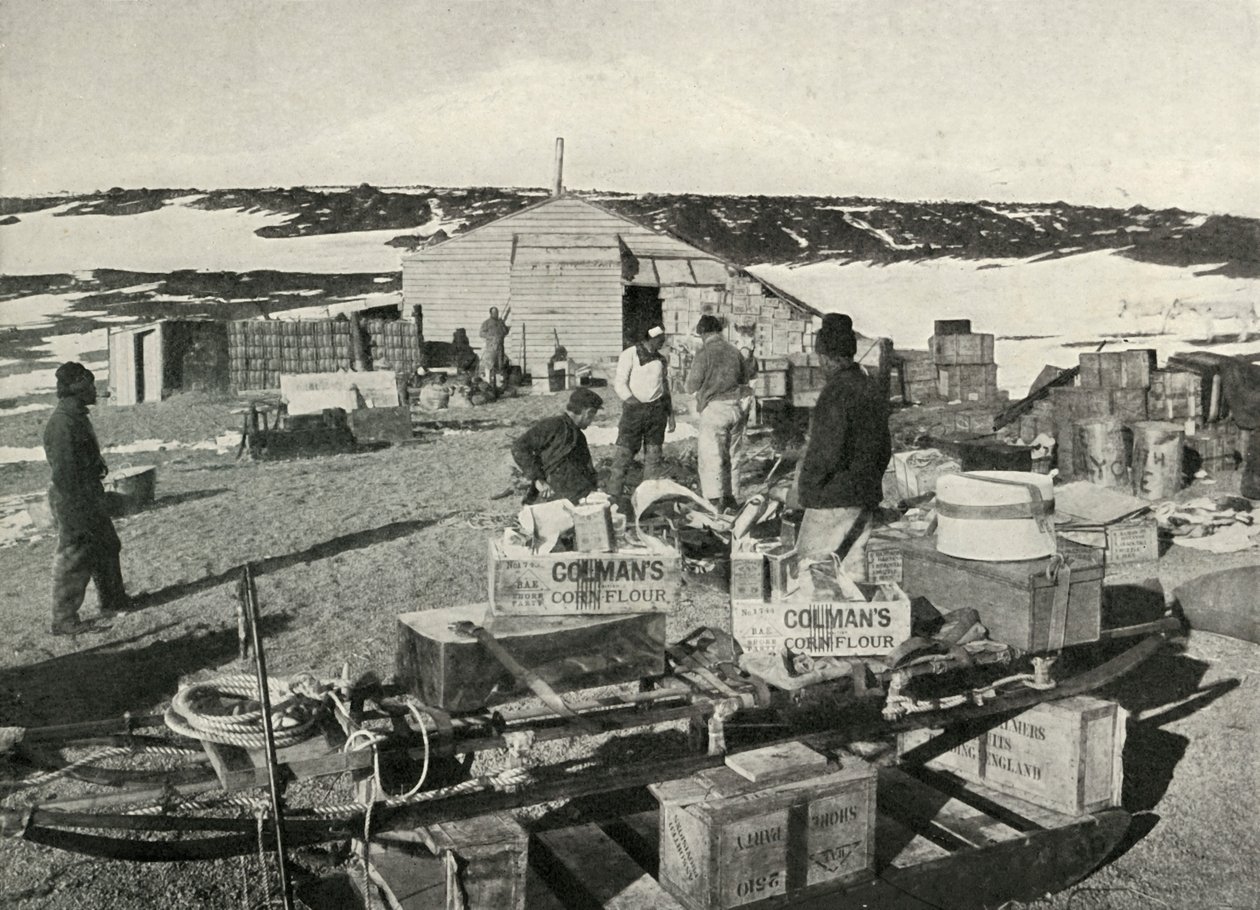 حالة الشؤون بعد أسبوع من الهبوط ، 1911 ، 1913 بواسطة هربرت بونتينج